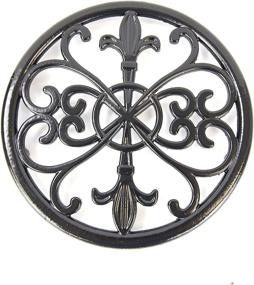 img 2 attached to Home Basics TR44397 Fleur Trivet