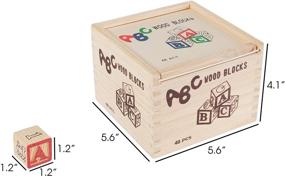 img 3 attached to 🔠 Discover the Power of Learning with Hey Play ABC Wooden Blocks!