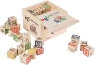 🔠 discover the power of learning with hey play abc wooden blocks! logo