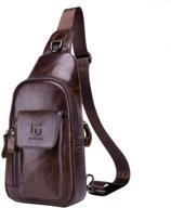 🎒 retro crossbody shoulder messenger backpacks for casual daypacks logo