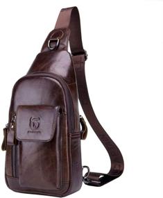 img 4 attached to 🎒 Retro Crossbody Shoulder Messenger Backpacks for Casual Daypacks