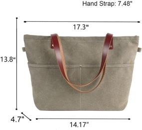 img 2 attached to Crossbody Shopping Handbags Etachable Adjustable Women's Handbags & Wallets for Totes