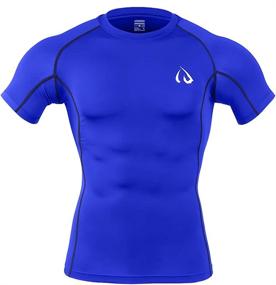 img 1 attached to ARMEDES Sleeved T Shirt Compression Baselayer Sports & Fitness