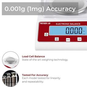 img 2 attached to 📊 Fristaden Lab Analytical Electronic Scientific Test, Measure & Inspect: Powerful Scales & Balances for Accurate Analysis