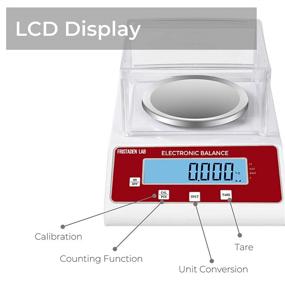 img 3 attached to 📊 Fristaden Lab Analytical Electronic Scientific Test, Measure & Inspect: Powerful Scales & Balances for Accurate Analysis