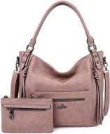 women's leather crossbody shoulder purses: angelkiss handbags & wallets logo