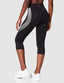 img 1 attached to 🩲 Stylish Printed Capri Sports Leggings for Women by AURIQUE