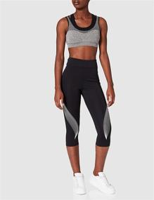 img 3 attached to 🩲 Stylish Printed Capri Sports Leggings for Women by AURIQUE