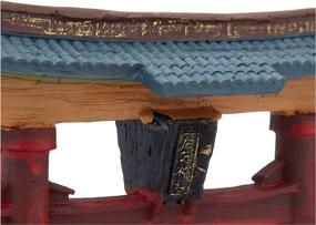 img 1 attached to 🏮 Exquisite Blue Ribbon Ble Ornmt Japanese Torii Gate - Perfect for Oriental Decor Collectors