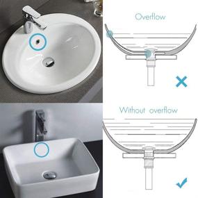 img 3 attached to 🚿 KES Bathroom Sink Drain with Hair Catcher Strainer Basket, Anti-Clog Pop Up Drain Stopper, Matte Black Finish for Vanity Vessel Sink without Overflow, S2013D-BK