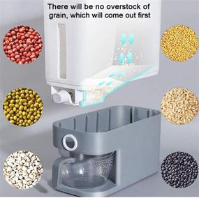 img 2 attached to 🍚 Waterproof Rice Storage Container with Seal Cover & Drain Hole - Grain Dispenser Food Bucket Box for Moisture-proof Rice Storage