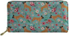 img 4 attached to 👜 SANNOVO Women's Zippered Handbags & Wallets featuring Belgian Malinois Print