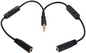 img 4 attached to Stereo Double Female Headphone Splitter