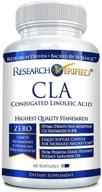 🔥 optimized weight loss support: research verified cla safflower oil - high potency 2000mg 85% pure conjugated linoleic acid softgel capsules - 1 month supply logo