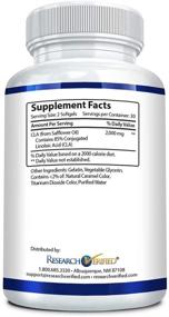 img 2 attached to 🔥 Optimized Weight Loss Support: Research Verified CLA Safflower Oil - High Potency 2000mg 85% Pure Conjugated Linoleic Acid Softgel Capsules - 1 Month Supply