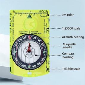 img 3 attached to SKYPIA Professional Boy Scout Compass: Your Ultimate Outdoor Navigation Tool for Hiking, Backpacking, and Camping Adventures – Best Survival Gift and Essential for Children's Camping Kits