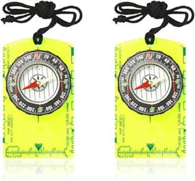 img 4 attached to SKYPIA Professional Boy Scout Compass: Your Ultimate Outdoor Navigation Tool for Hiking, Backpacking, and Camping Adventures – Best Survival Gift and Essential for Children's Camping Kits