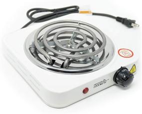 img 1 attached to 🔥 Cook Master 1,000W Electric Countertop Coil Stove Burner – Powerful & Portable With 5 Level Temperature Adjustment – Ideal for Indoor/Outdoor/Home/Office Cooking & Camping