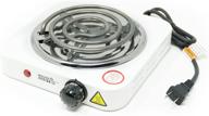 🔥 cook master 1,000w electric countertop coil stove burner – powerful & portable with 5 level temperature adjustment – ideal for indoor/outdoor/home/office cooking & camping logo