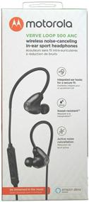 img 3 attached to 🎧 Motorola Verve Loop 500 ANC влагозащищенные стерео-наушники Bluetooth 4.2 - совместимые с Siri и Google - Черный (Комплект розничной упаковки): Обзор, характеристики и цены