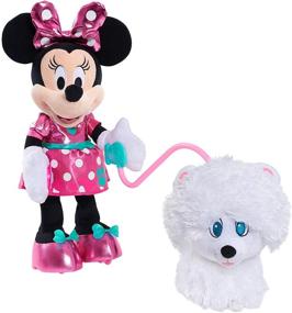 img 4 attached to 🐶 Minnies Walk Puppy Feature Plush: Interactive Fun for Kids