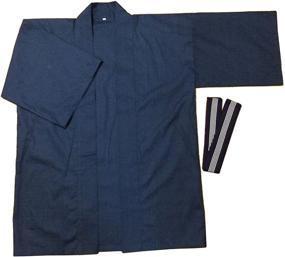 img 1 attached to Japanese Clothes Robe Matsuri Hanten Men's Clothing