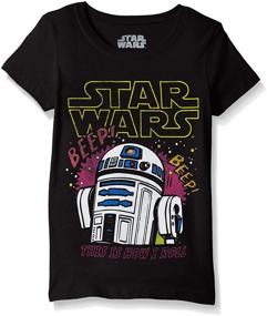 img 1 attached to 👚 Optimized Search: Star Wars Black Rebel Medium Girls' Apparel in Tops, T-Shirts & Blouses