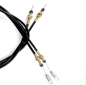 img 2 attached to 🏎️ 2-Pack Shifter Cables for Chuck Wagon 2-11082 Go-Karts - Parts and Accessories