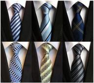 👔 weishang classic jacquard necktie: timeless men's accessory in ties, cummerbunds & pocket squares logo