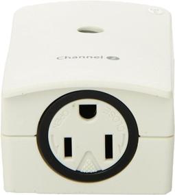 img 2 attached to 💡 Globe Electric 7791101 Wireless Indoor Remote Control Outlet, White Finish - The Ultimate Power Solution for Effortless Control