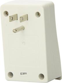 img 3 attached to 💡 Globe Electric 7791101 Wireless Indoor Remote Control Outlet, White Finish - The Ultimate Power Solution for Effortless Control