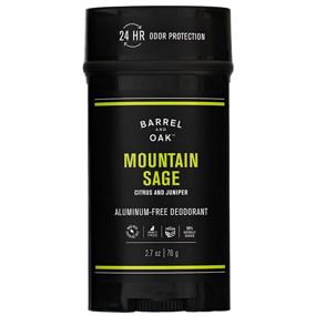 img 4 attached to 🌲 Mountain Sage 2.7 oz: Aluminum-Free Deodorant for Men with Cedar & Patchouli Blend. Gentle on Sensitive Skin, 24-Hour Odor Protection, Essential Oil-Based Scent. No Stains!