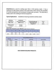 img 2 attached to Blue DemonE316L 16 Stainless Welding Electrode