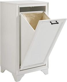 img 4 attached to 📦 Crosley Furniture Tara Linen Hamper - Vintage White