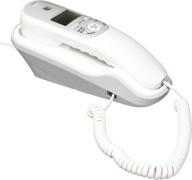 advanced caller id-enabled at&amp;t 📞 tr1909 trimline corded phone in stylish white logo