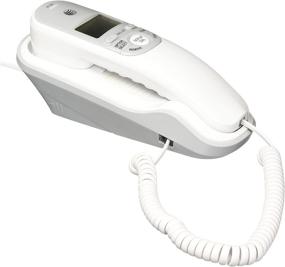 img 1 attached to Advanced Caller ID-Enabled AT&amp;T 📞 TR1909 Trimline Corded Phone in Stylish White