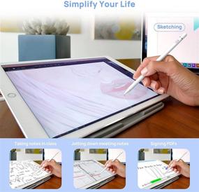 img 1 attached to 🖊️ Универсальная стилус-ручка для iPad 2/3/4/5/6/7/8 поколения, Pro и больше - идеальная альтернатива умному стилу для рисования на сенсорных экранах!