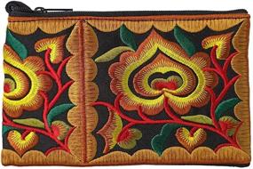 img 4 attached to 👜 Handmade Women's Handbags & Wallets with Sabai Jai Floral Wristlet Design