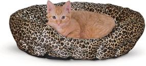 img 4 attached to 🐾 Stay Snug and Cozy with the K&amp;H Self-Warming Bolster Pet Bed