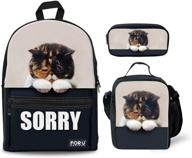 designs kitten backpack canvas bookbags backpacks in kids' backpacks logo