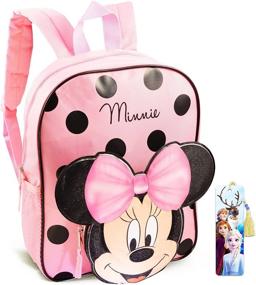 img 3 attached to Disney Minnie Mouse Backpack Toddlers
