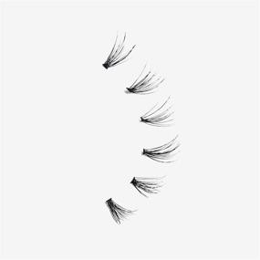 img 1 attached to 👁️ KISS Lash Couture Faux Lash Extensions Set - Venus Style, 60 кластеров, 20 прядей ресниц каждая, разные длины, легкое нанесение, плоские корни и заостренные концы, эксклюзивная технология плоской полоски.