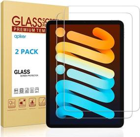 img 4 attached to 📱 Apiker 2 Pack Tempered Glass Screen Protector for iPad Mini 6 2021 (8.3 Inches) - Easy Installation | Enhance Your iPad Mini 6th Generation Display