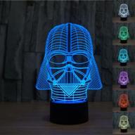 🌟 star wars darth vader 3d led table lamp night light for kids' room, bedroom - ideal gift логотип