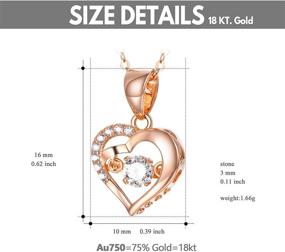 img 3 attached to Necklace Pendant Vibrated Zirconia Jewelry