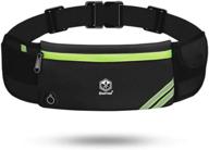 🏃 running belt waist pack bag: bounce-free, iphone 11 12 pro max holder logo