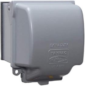 img 1 attached to Maximize Protection: TayMac MX7200 2 Gang Weatherproof Vertical for Ultimate Safety