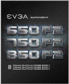 img 3 attached to 💡 EVGA SuperNOVA 650 P2 80+ PLATINUM Power Supply - Fully Modular, ECO Mode, 10-Year Warranty, FREE Power On Self Tester - Black