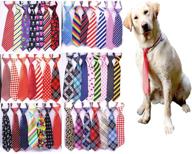 🐶 yagopet 30pcs large dog ties: vibrant mix of 30 adjustable colors for stylish large dogs! logo