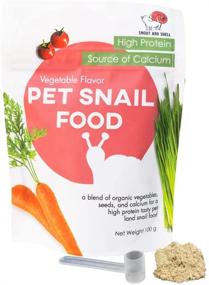 img 3 attached to 🐌 Delicious and Nutritious Pet Land Snail Food - A Lip-Smacking High-Protein, Calcium Blend for Ultimate Snail Health and Happiness!